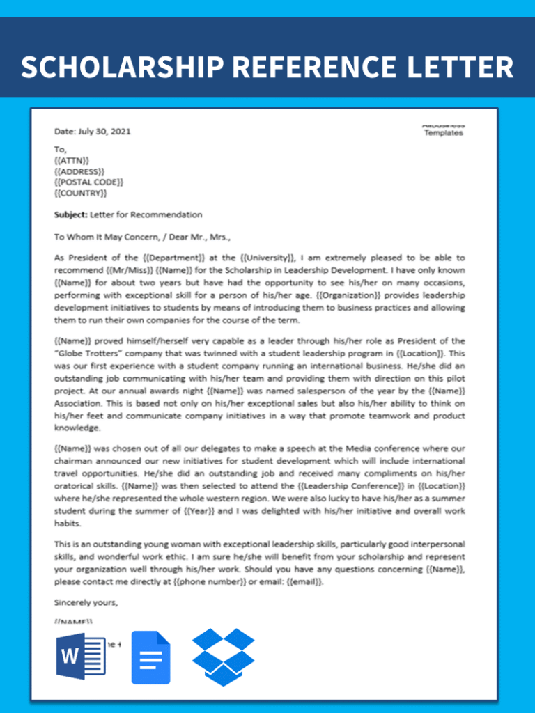 How to Write a Scholarship Recommendation Letter
